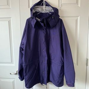 The North Face rare purple Gore Tex parka